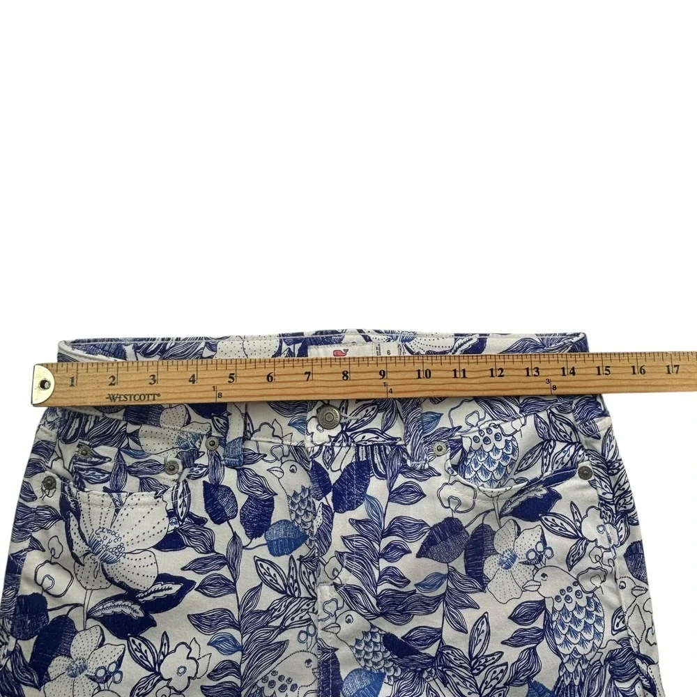 Vineyard Vines Womens Size 6 Skinny Jeans White Cap Cordia Floral Print New NWT‎ - Picture 13 of 16